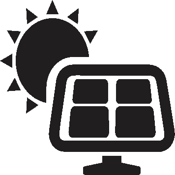 Icono de energía solar