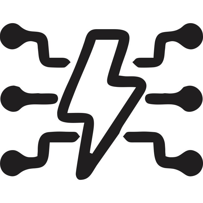 Icono de instalación eléctrica
