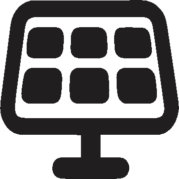 Icono de paneles solares