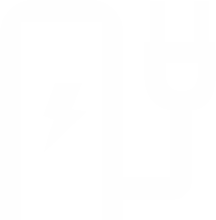 Icono de soluciones lecetricas blanco